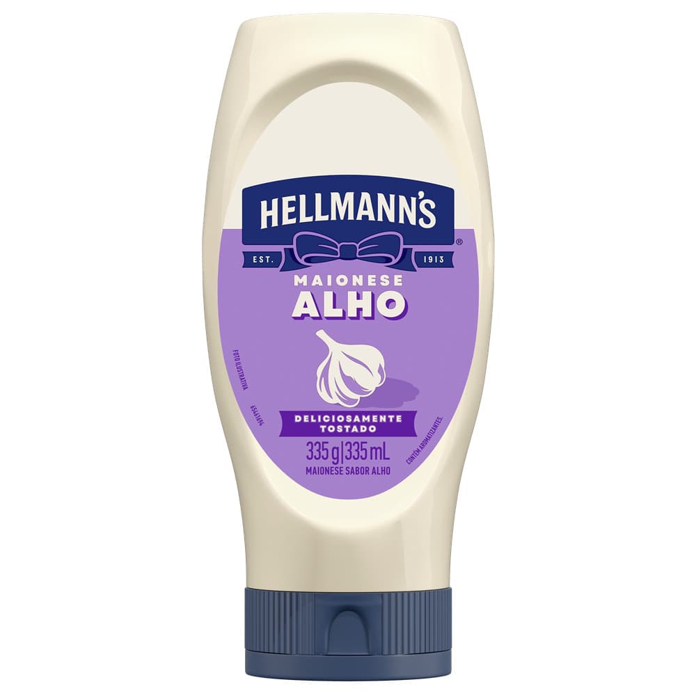 Maionese de Alho Cremosa e Saborosa 335g