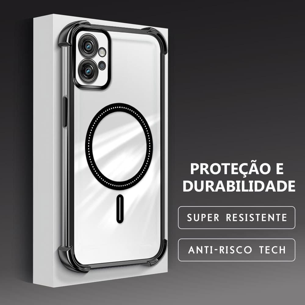 Capinha Anti-Queda Transparente Para Motorola Moto G32 Capa De Celular Macia Design Minimalista FS0842