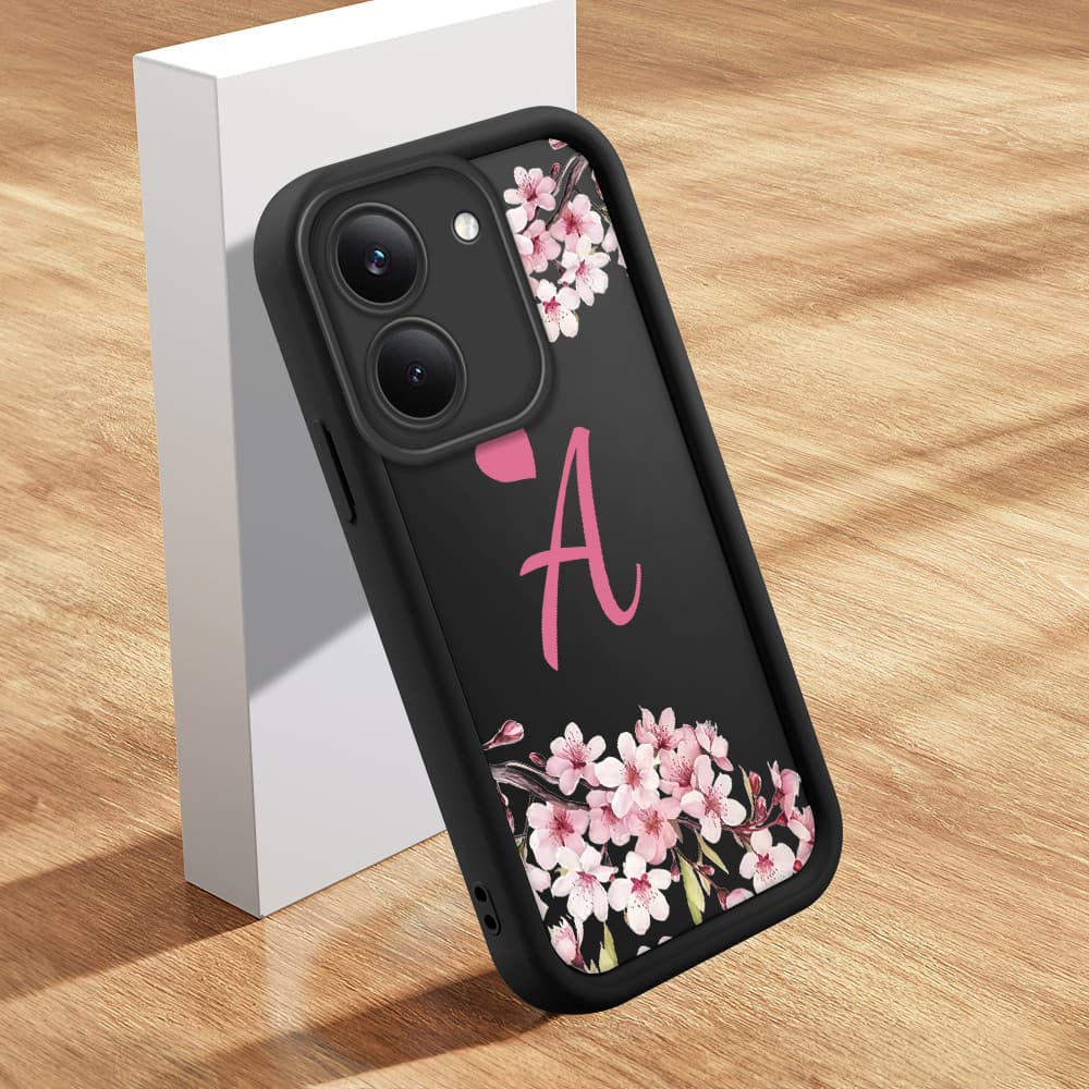 Capa Letras Flor Paraa Xiaomi Poco X8 Pro 5G Capinha De Celular Silicone Macia Case ZM