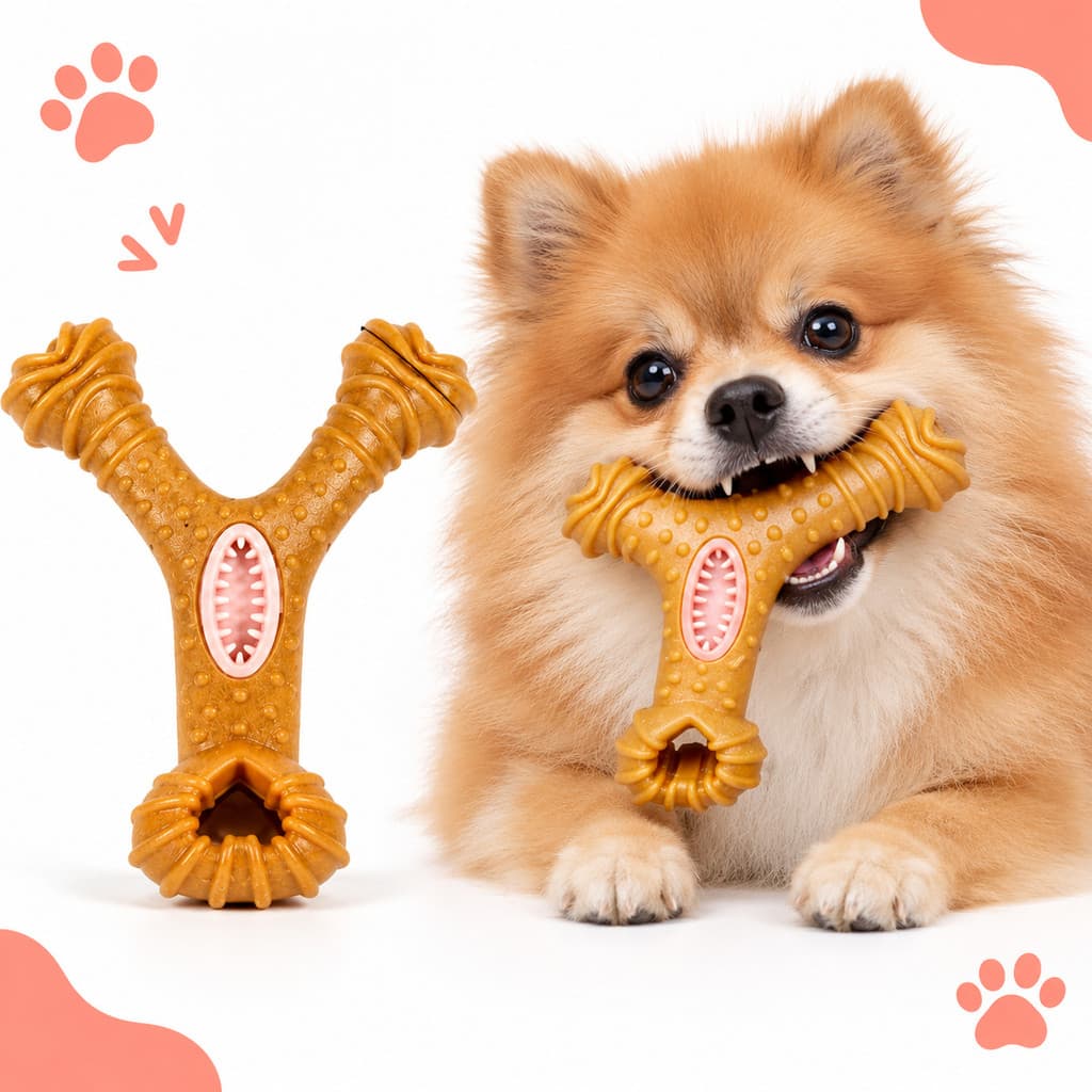 Mordedor para Cachorro, Osso de Brinquedo Pet, Mordedor de Nylon, Brinquedo para Cães, Osso para Cachorro