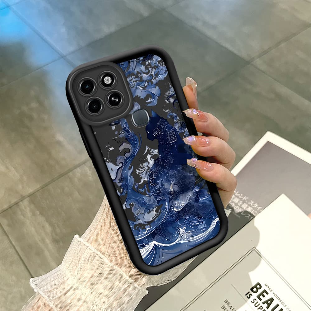Capa Para Infinix Smart 6 X6511B Capinha De Celular Proteção Simples Macio Silicone Case BTY 7516