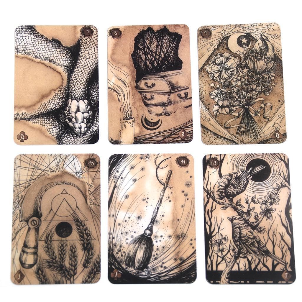 Reflet De Lune Lenormand Tarot Oracle Cards Jogos Festa Em Família Jogo De Tabuleiro Adivinhação Cartas Do Destino