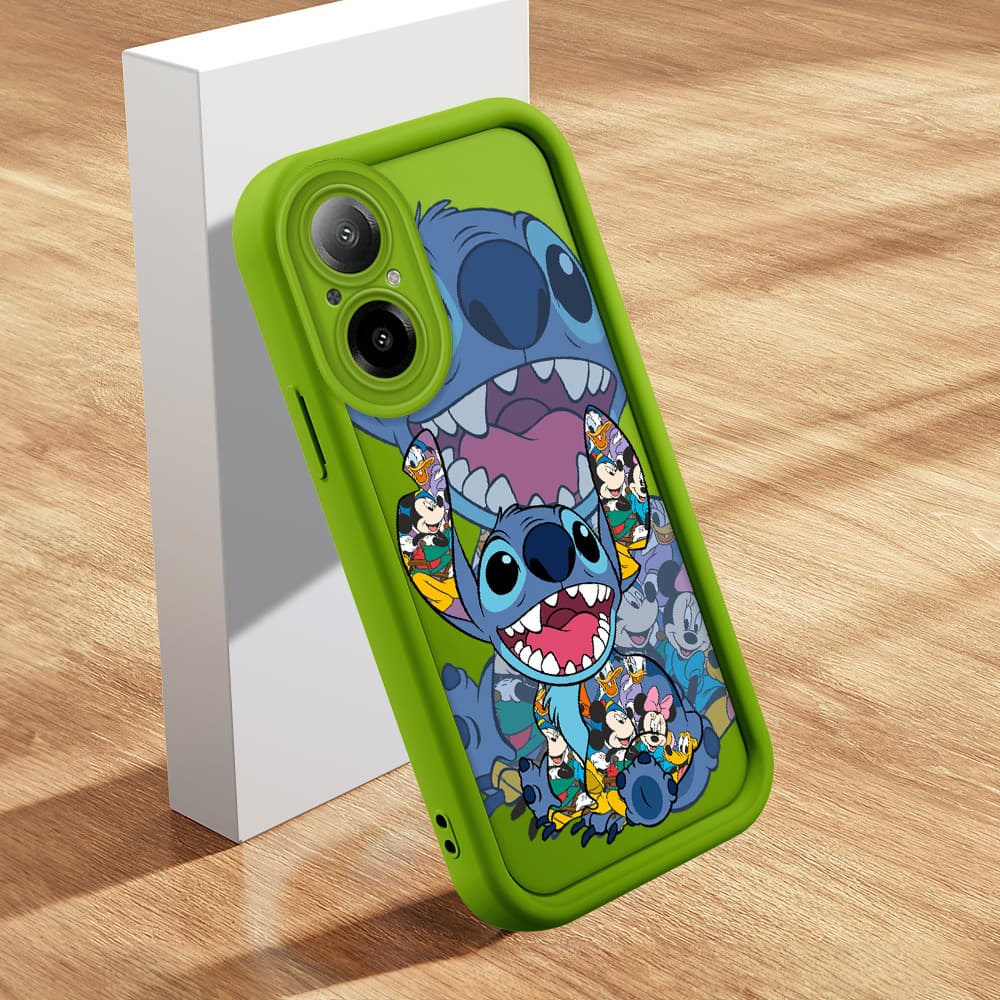 Capa De Celular Anti Choque Para Realme C67 4G Capinha Macia Silicone Stitch TY 2356