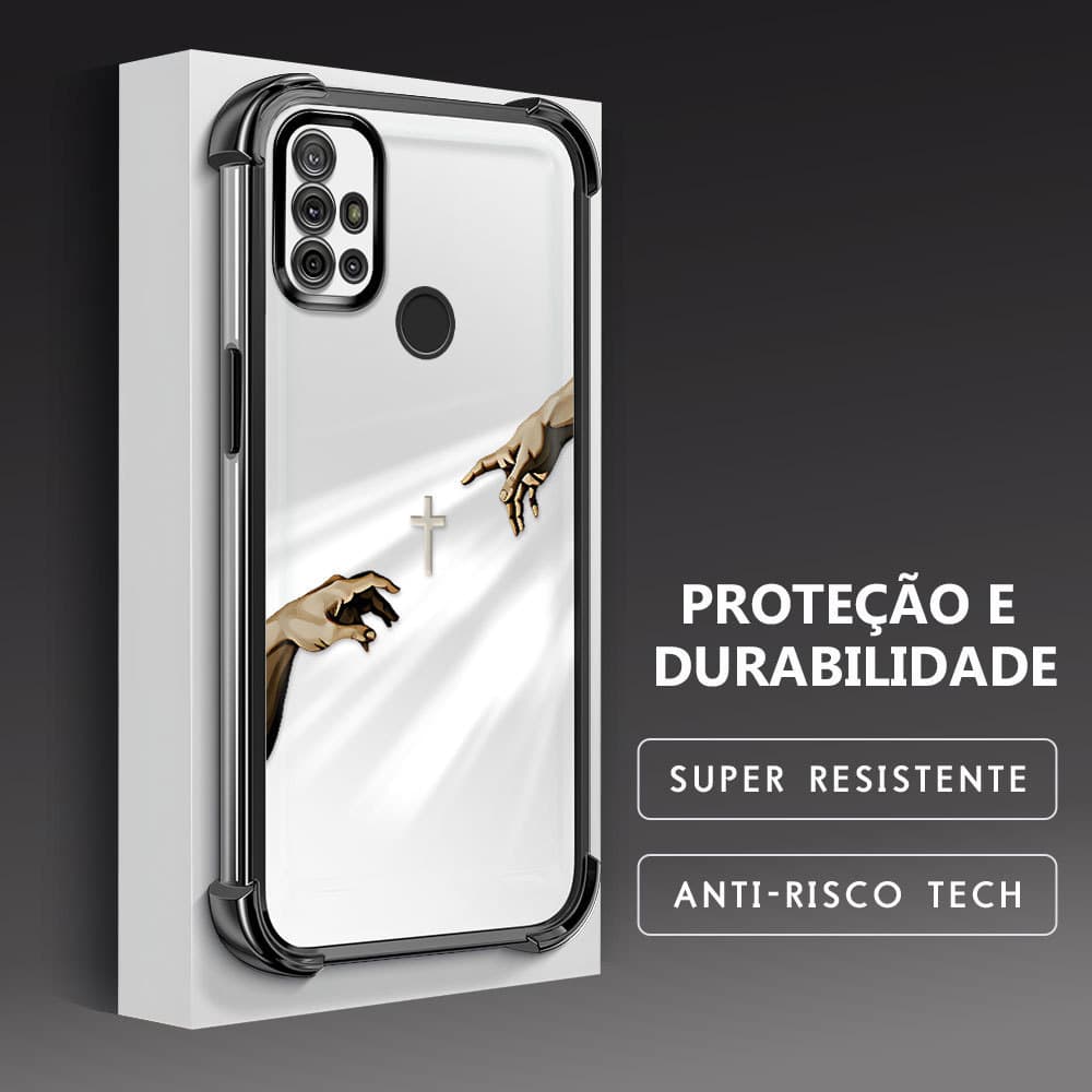 Capinha Anti-Queda Transparente Para Motorola Moto G20 G30 G10 Capa De Celular jesus FS1019
