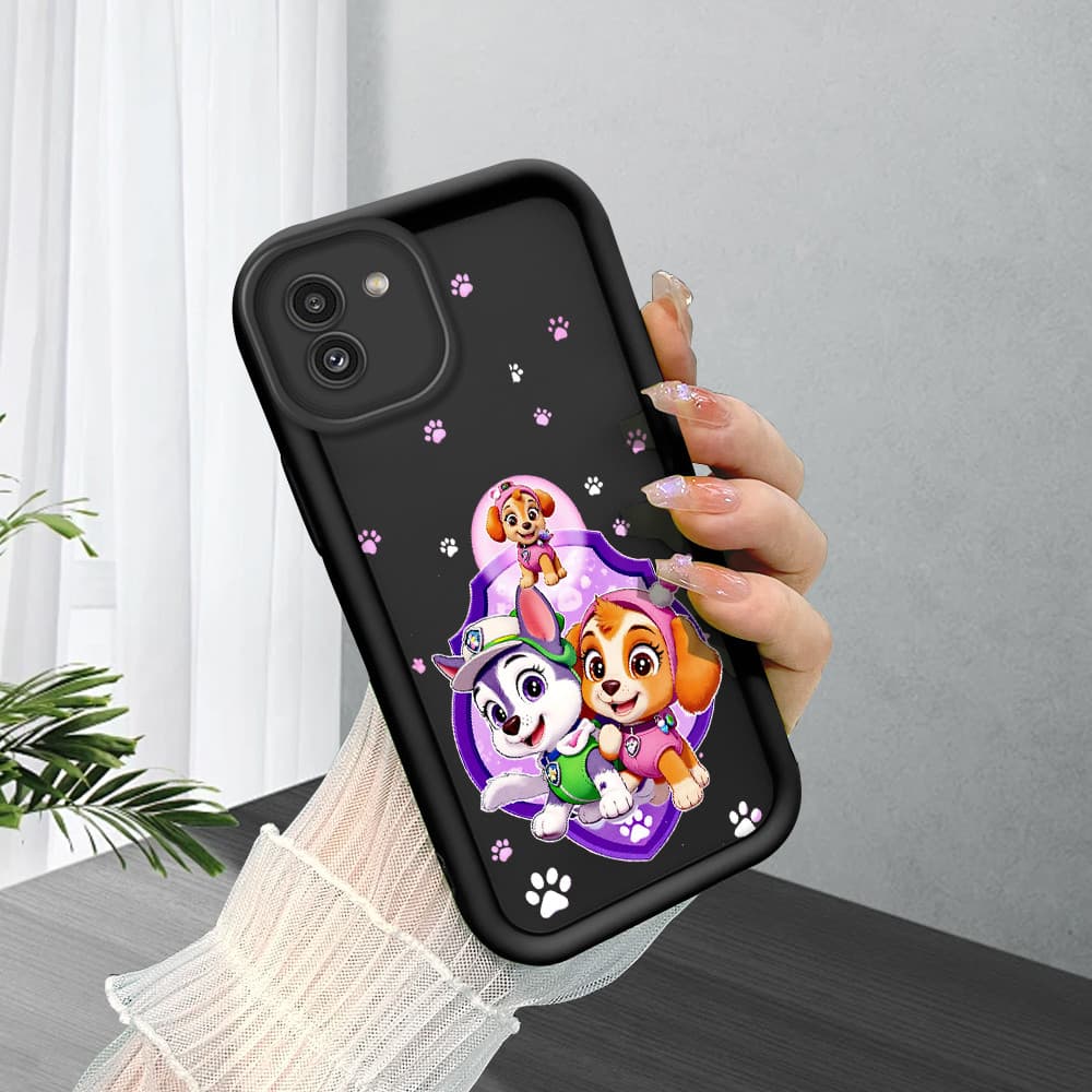 Capinha De Celular Silicone Macio Para Samsung Galaxy A03 Capa Protetora Preto Case 7969 TYB