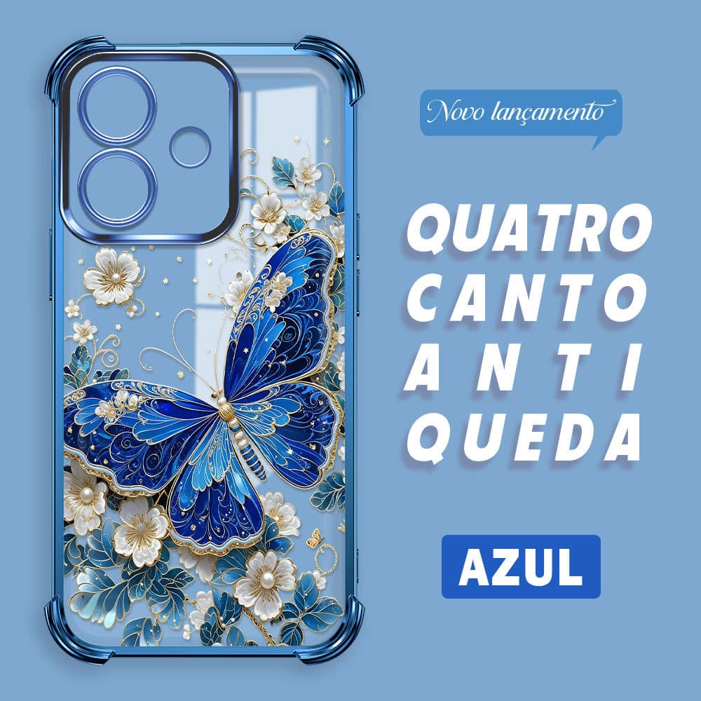 Capinha Anti-Queda Transparente Para OPPO A40 A60 4G 5G Capa De Celular Macia FS1108