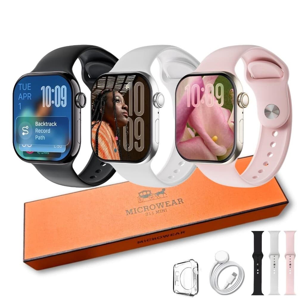 Relógio Smartwatch Microwear S11 Mini 42mm com WhatsApp e IA Integrada