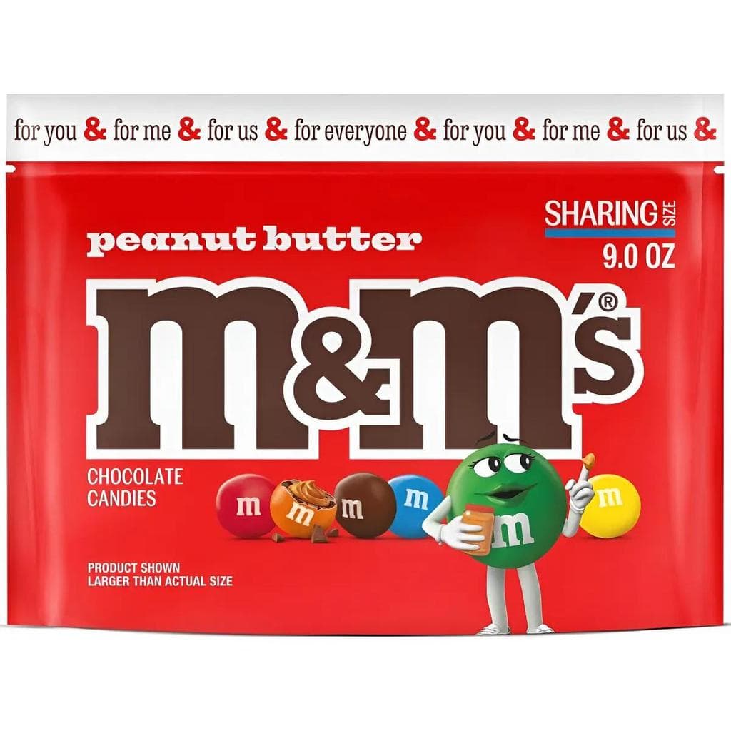 M&m's Peanut Butter 255,2g Sharing Size Importado Exclusivo