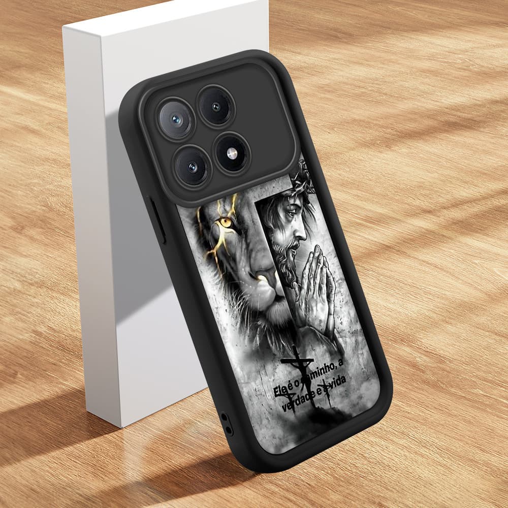 Capinha Macia Silicone Protetora Preta Case Para Xiaomi Poco X6 Pro 5G Capa De Celular BTY 7515