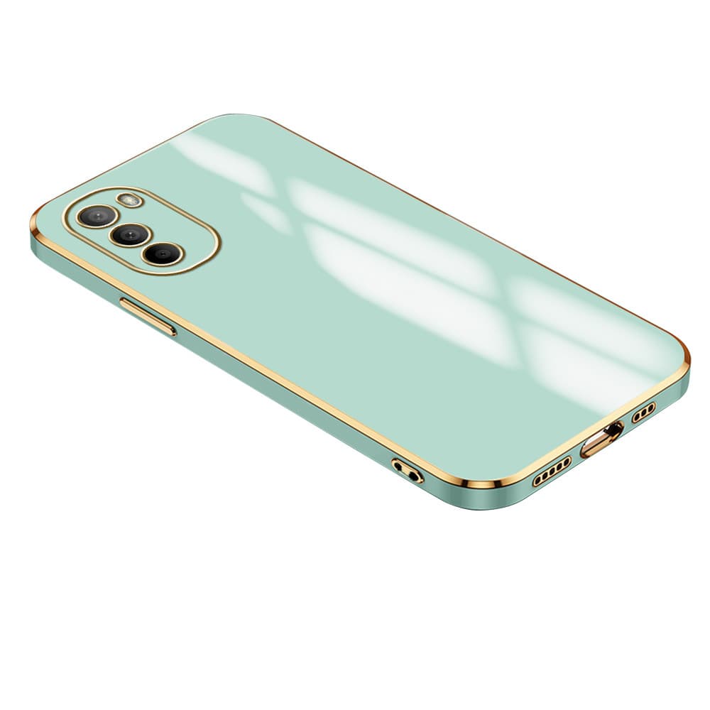 Capa Para Motorola Moto G31 Case Borda Dourada Anti-Impacto Capinha De Celular DD 1000