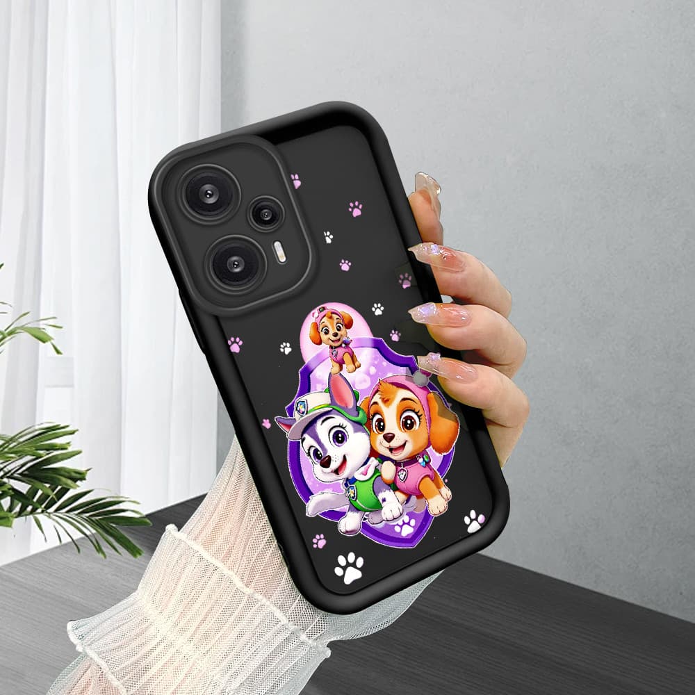 Capinha De Celular Silicone Macio Para Xiaomi Poco F5 Redmi Note 12 Turbo 5G Capa Protetora Preto Case 7969 TYB