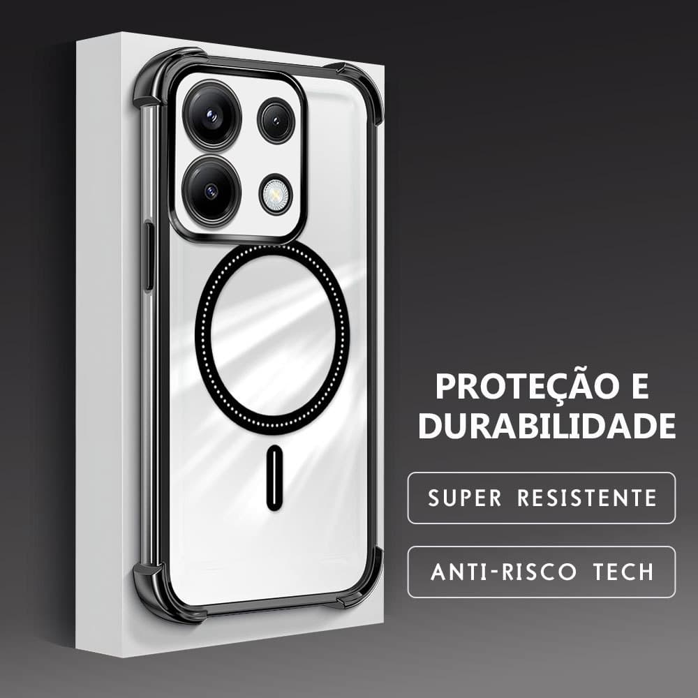 Capinha Anti-Queda Transparente Para Xiaomi Poco X6 Redmi Note 13 Pro 5G Capa De Celular Macia Design Minimalista FS0842