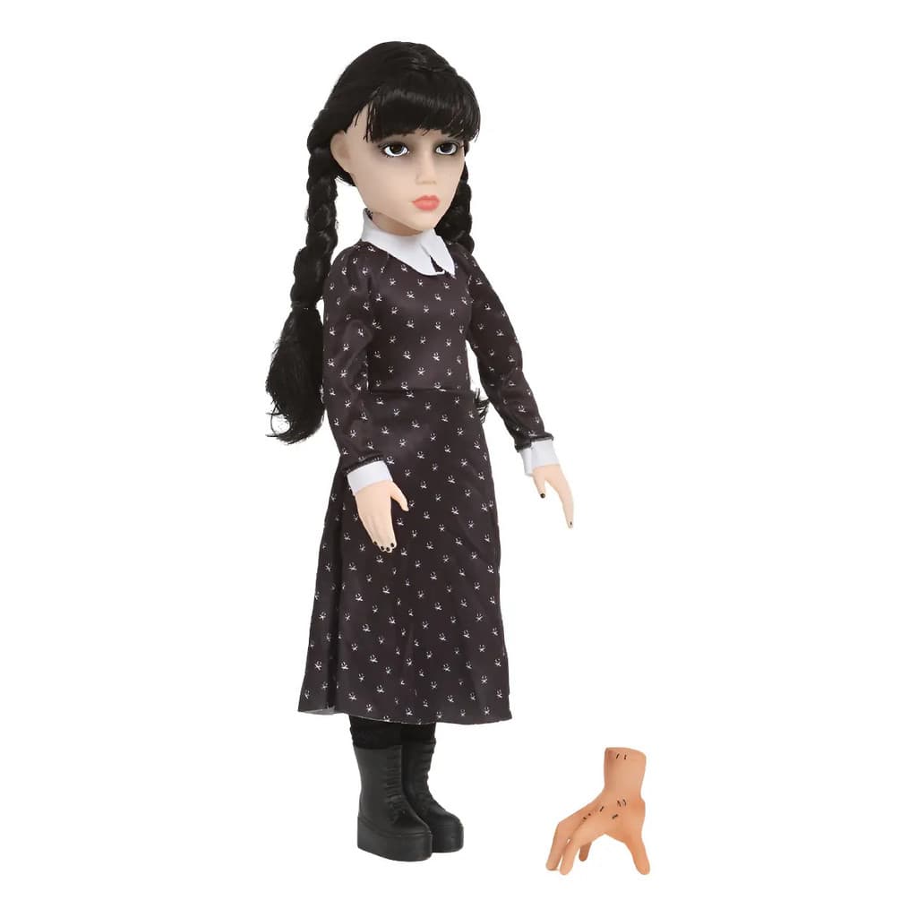 Brinquedo Boneca Articulada Menina Wandinha 100% Vinil