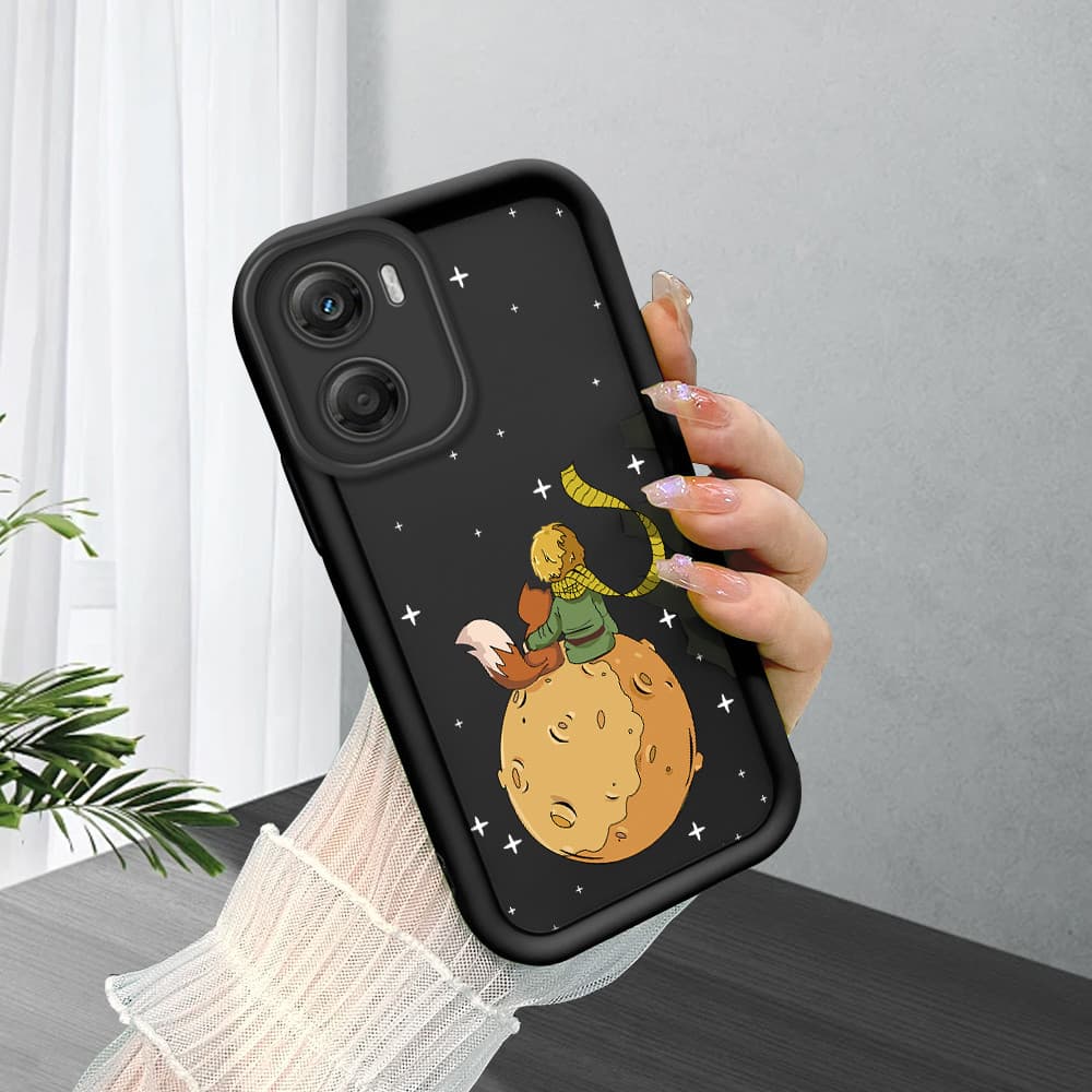 Capinha De Celular Silicone Macio Para Motorola Moto G06 Capa Protetora Preto Case 6131 TYB