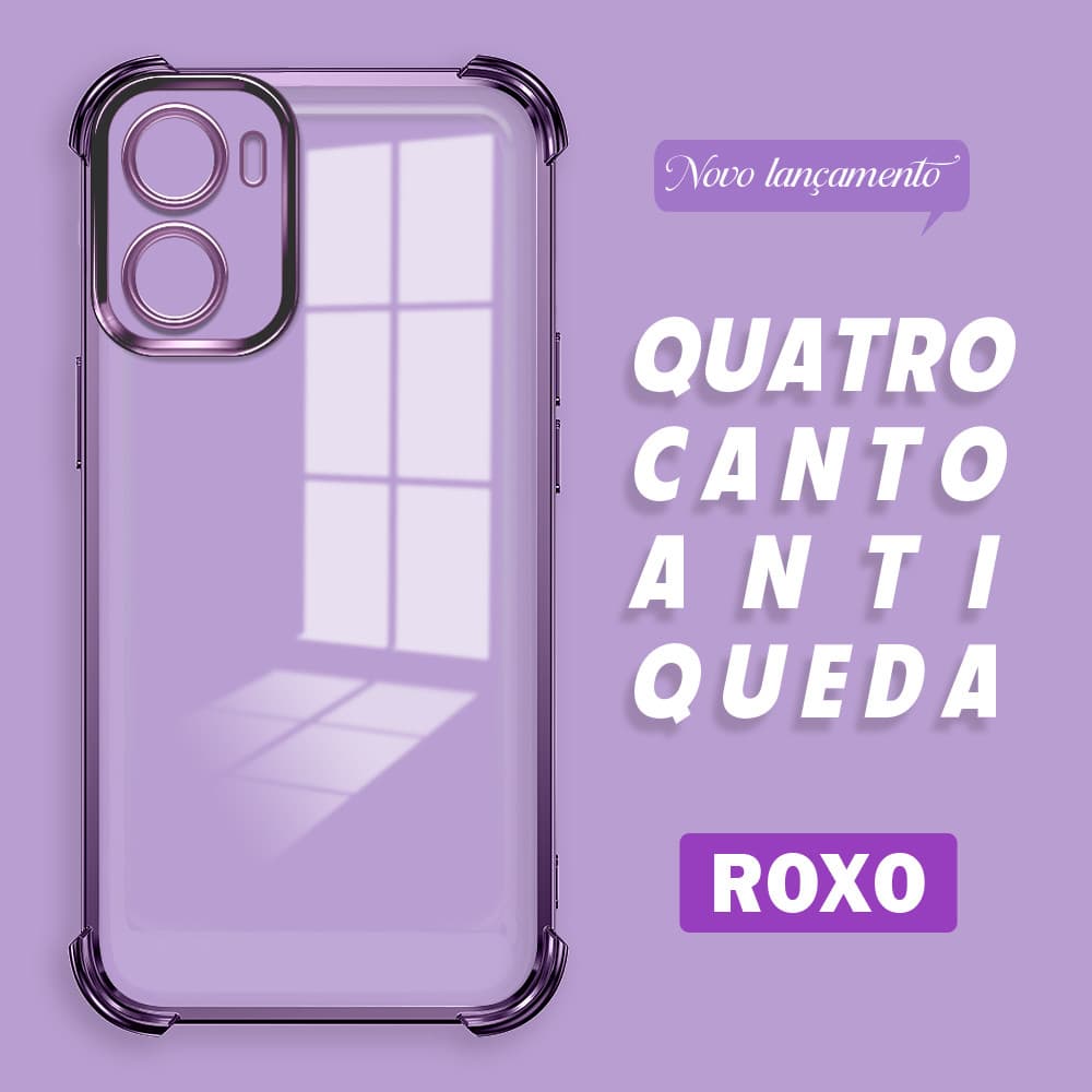 Capinha Para Motorola Moto G06 Capa De Celular Case Macia Anti Choque Transparente Protetora FS 0000