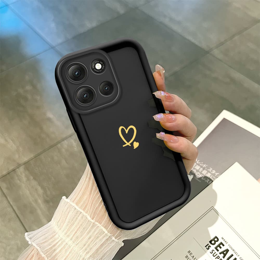 Capinha Para Xiaomi Redmi Note 15 Pro 5G Capa De Celular Macia Silicone Protetora Preta Case BTY 6098