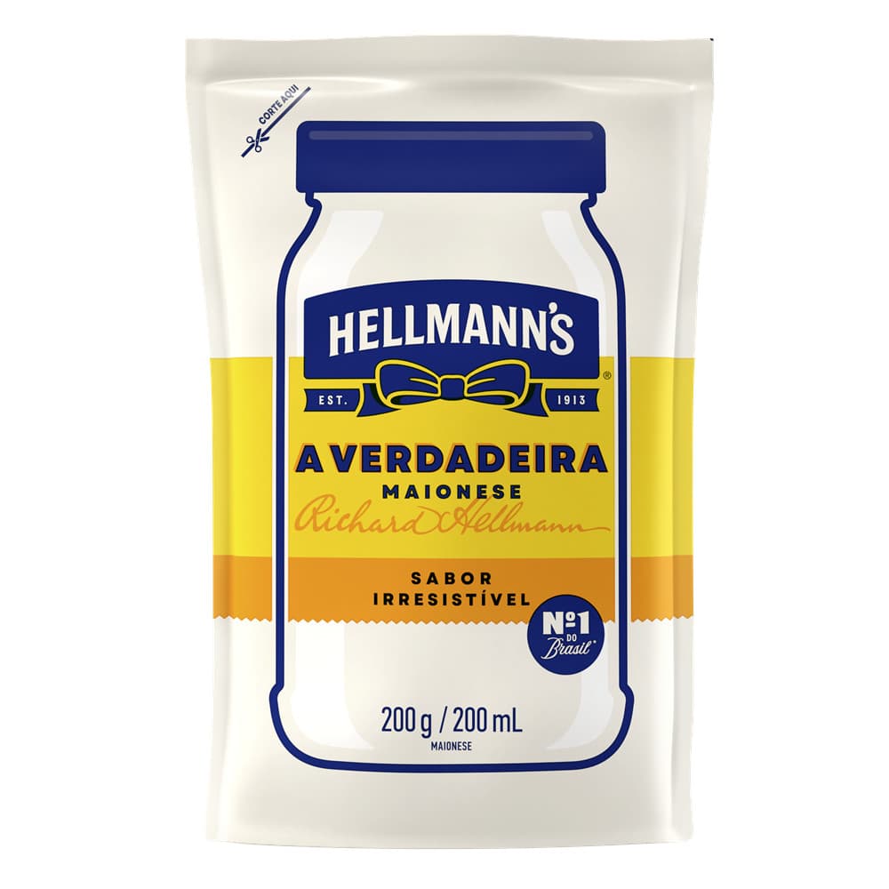 Maionese Refil Cremosa e Saborosa 200g