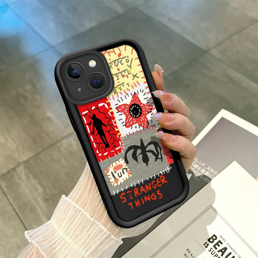 Capinha De Celular Silicone Macio Para iPhone 14 Capa Protetora Preto Case 7392 TYB