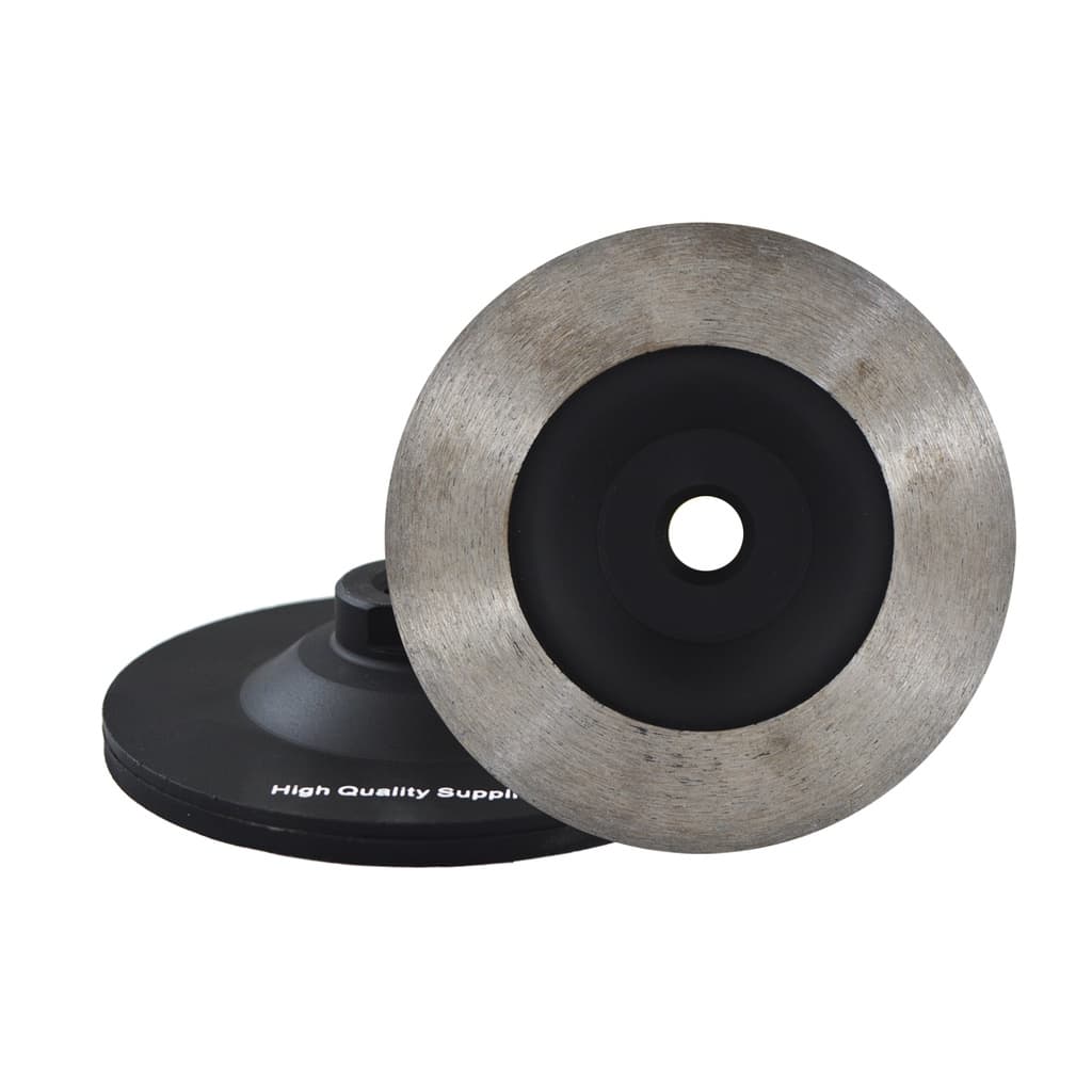 Disco Prato Rebolo Desbaste Diamantado Liso 100mm Gr120 Porcelanato Mármore Granito Concreto