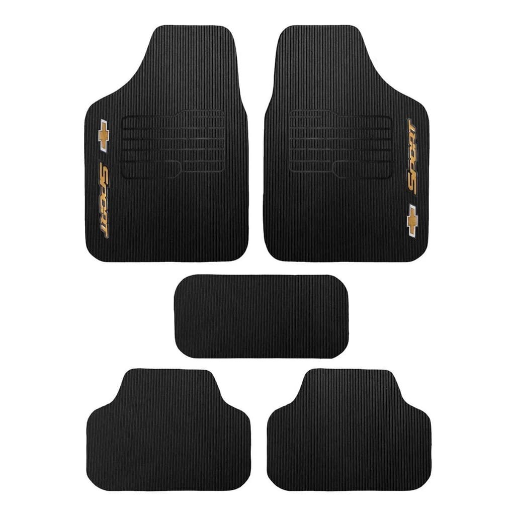 Jogo de Tapete Automotivo Chevrolet kit 5 peças Gm Corsa Celta Prisma Agile Classic Vectra 97 98 99 00 01 Até 2005