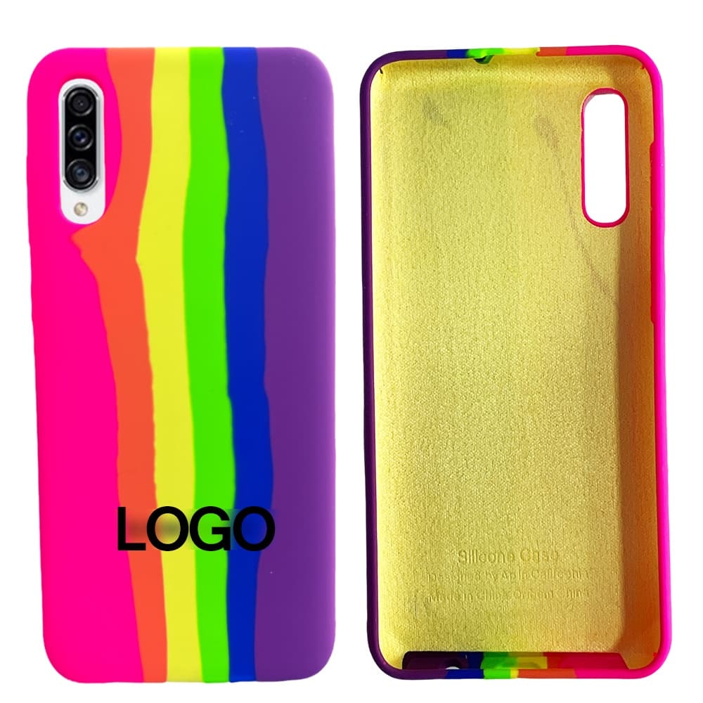 Silicone case A30S/A50 capa arco iris samsung a30s e samsung a50 capa de silicone