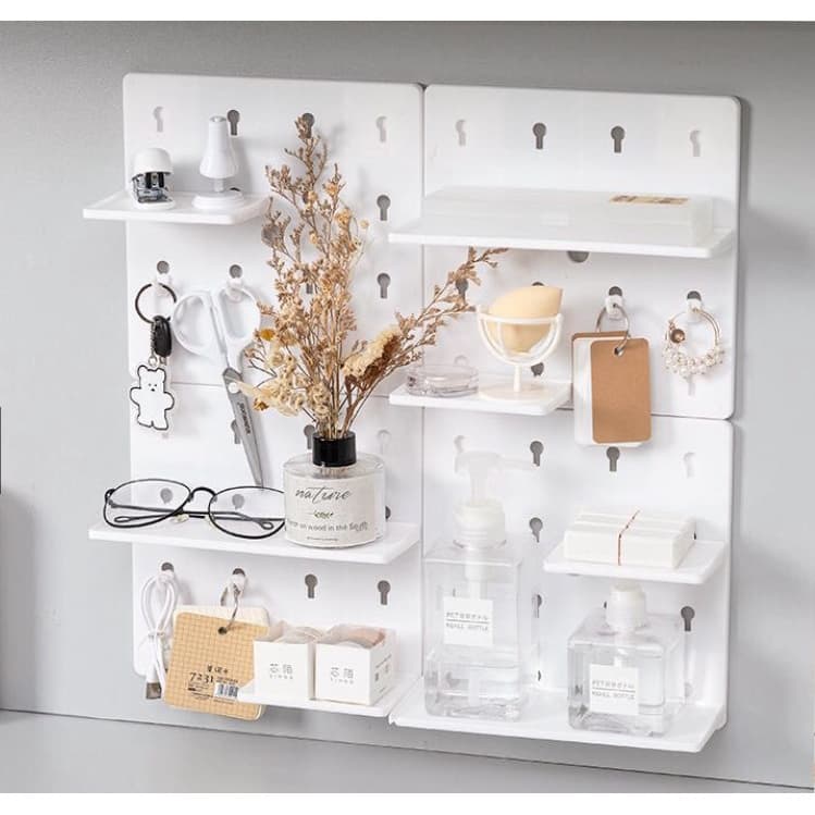 Suporte Porta Chave Parede Multiuso Organizador Decorativo Rack de armazenamento 1 Uni. 22x22cm