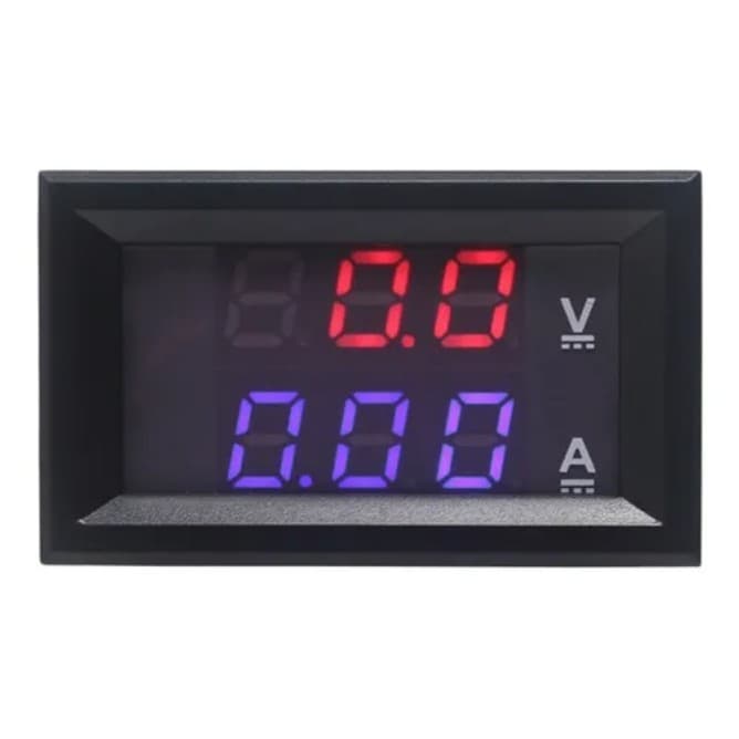 Voltímetro E Amperímetro Digital Led Dc 0-100v 10a