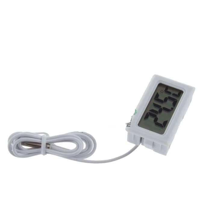 Termômetro Digital com sonda Para Geladeira Branco
