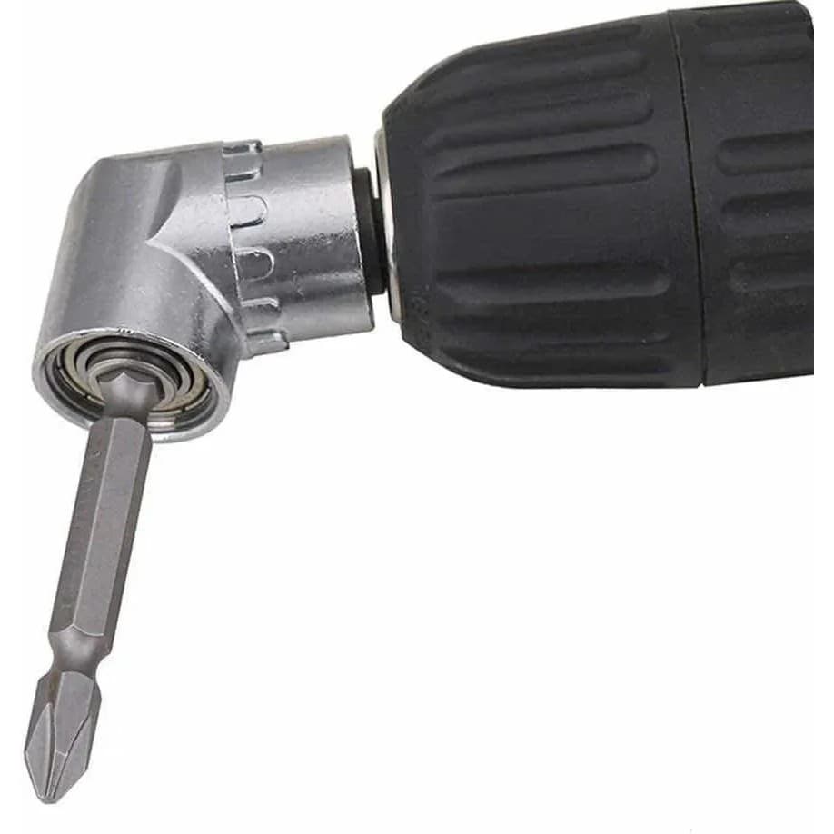 Adaptador De Parafusadeira Ângulo De 105° Universal Cotovelo Parafusadeiras E Furadeiras 1/4
