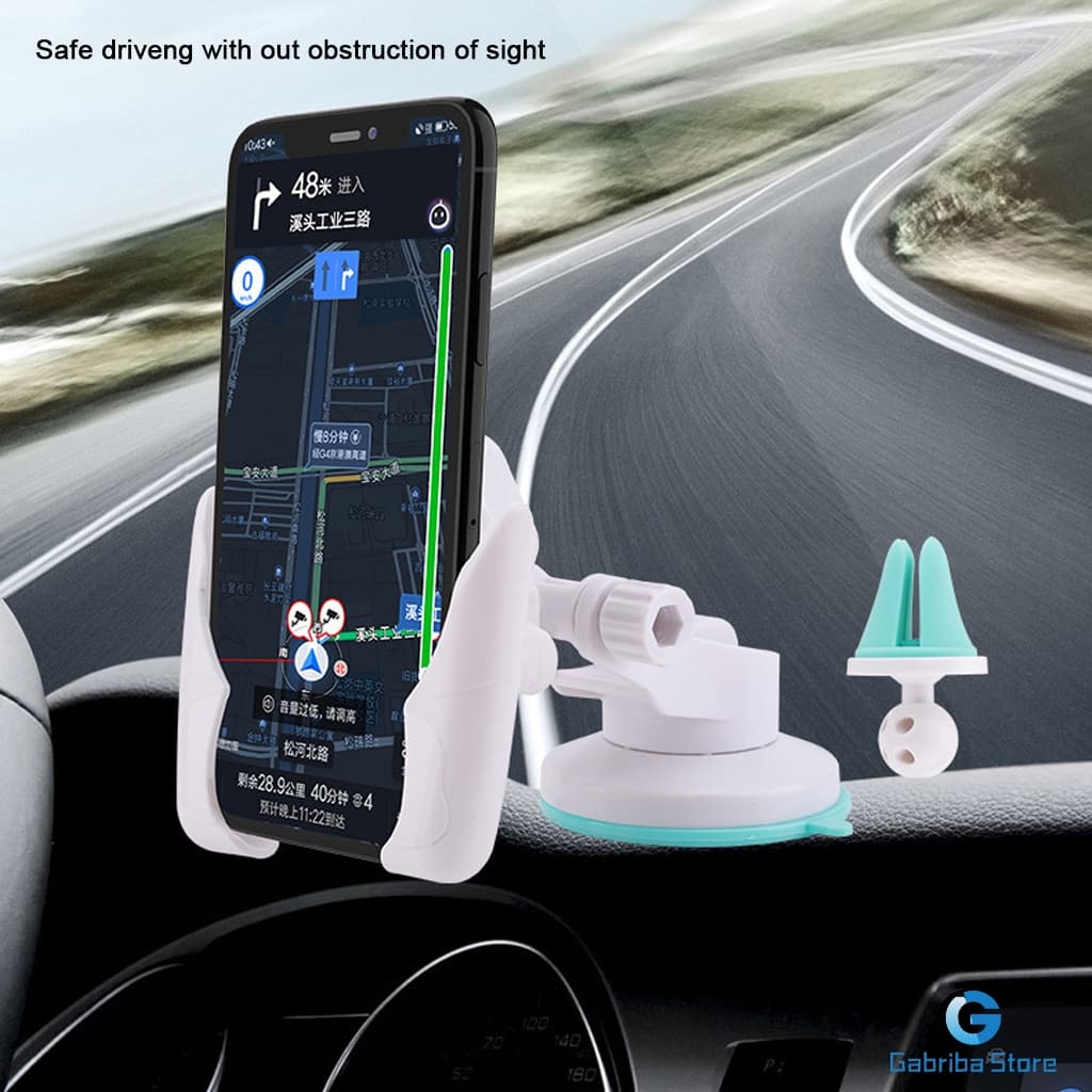 Dois-em-um carro telefone celular carro ventosa haste de fixação painel de vidro único saída de ar carro carro geral GPS