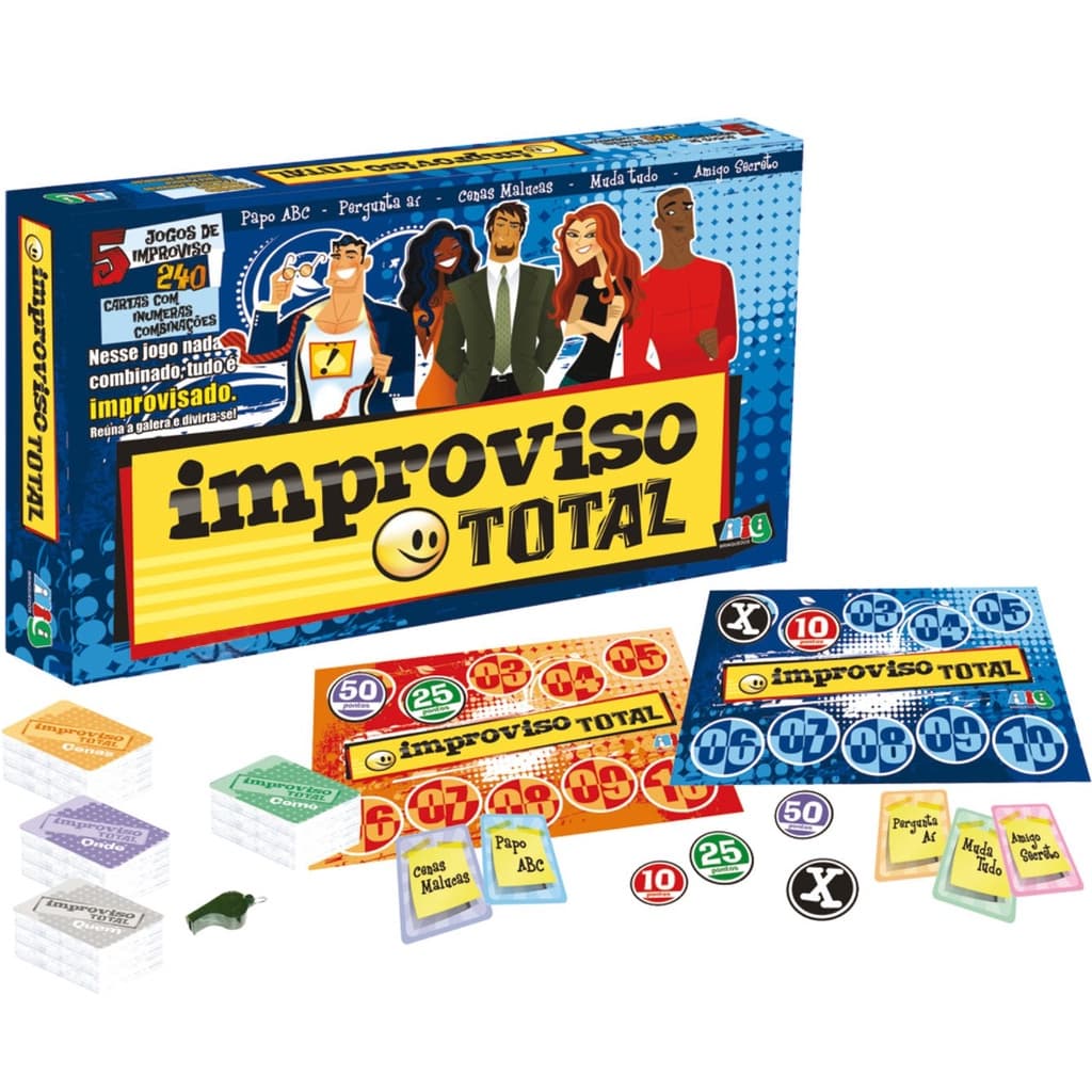 Jogo Para Familia Improviso Total Nig Brinquedos