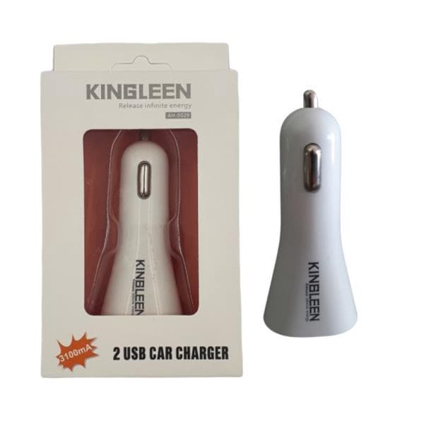 Carregador Veicular Rápido Com 2 Usb Carregador para Carro Kingleen Atacado