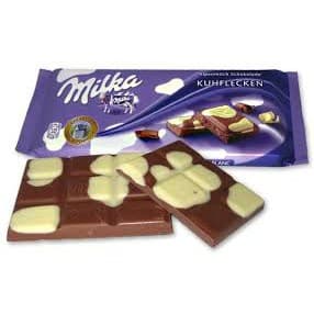 Milka Happy Cow Spots - Chocolate Ao Leite & Branco - Importado Da Polônia