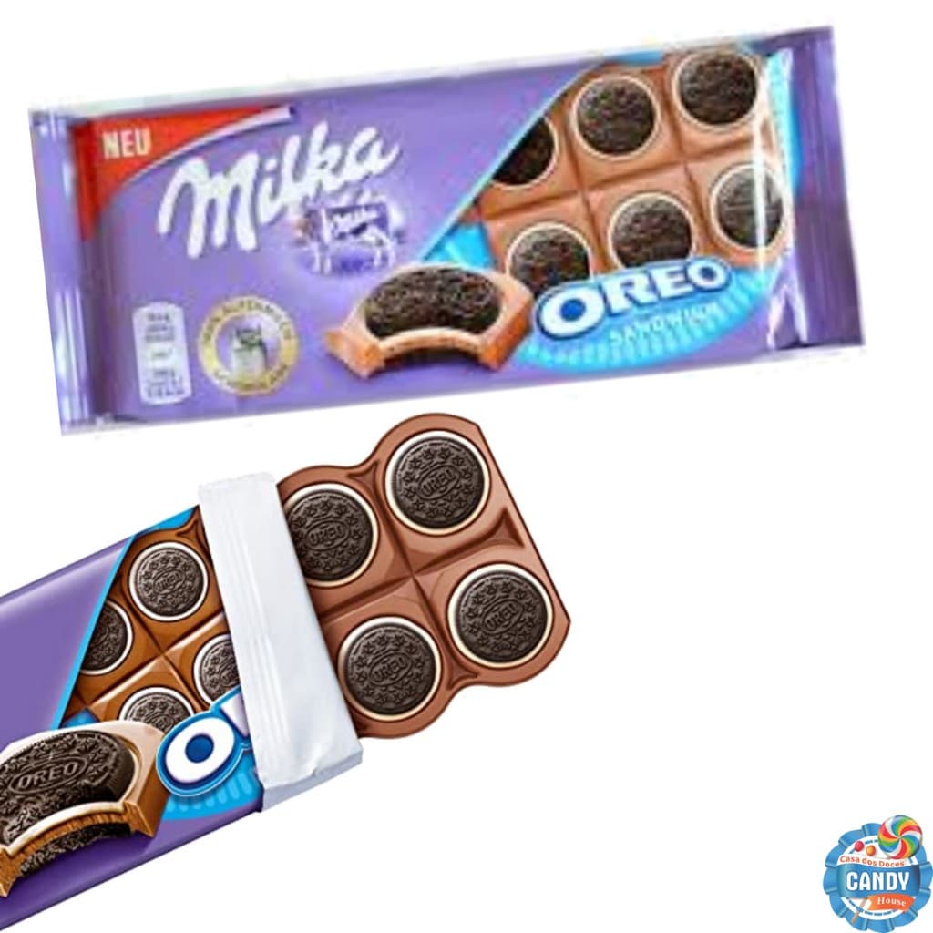 Milka Oreo Sandwich - Chocolate & Biscoito Oreo - Importado