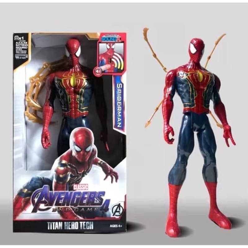 Boneco Homem Aranha Spider-Man Volta ao lar  Articulado 30 Cm C/Garras e Som