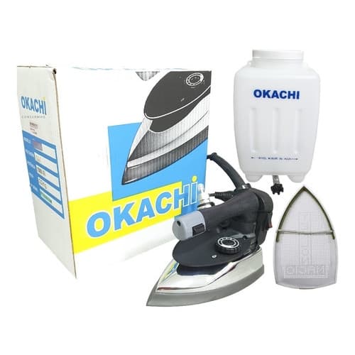 Ferro Passar A Vapor Industrial Okachi - 3,5 Litros + Sapata