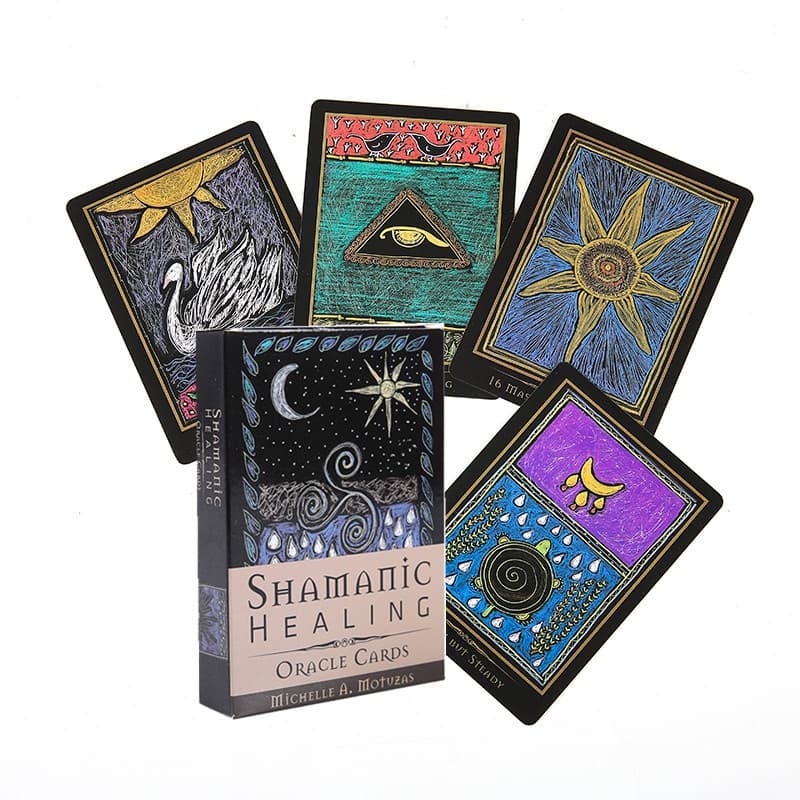 Alta Qualidade Tarot Cartões Shamanic Cura Ocle Jogos De Tabuleiro Inglês Para O Presente Da Família Do Partido Jogo De Cartão De Entregamento