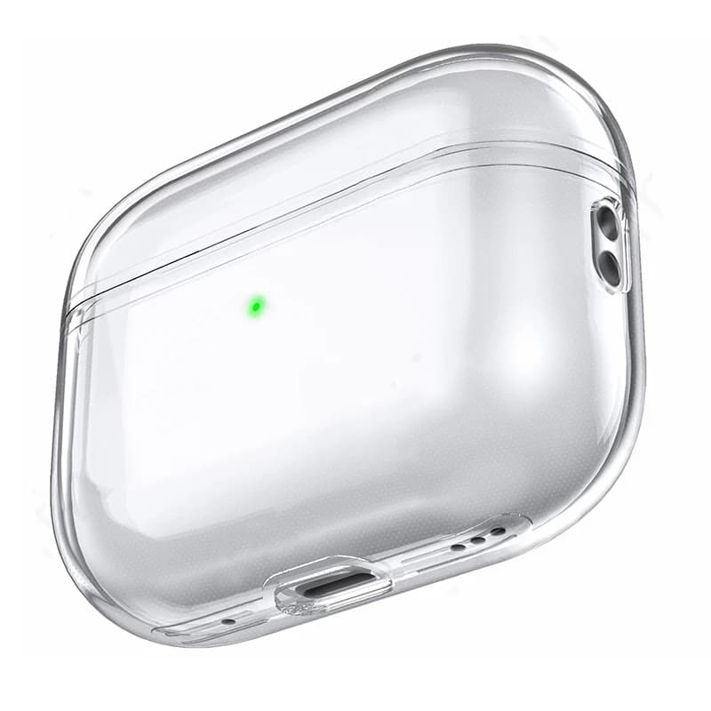 Capa Transparente Para AirPods Pro 2 3 4 5 1 De Silicone Fone De Ouvido