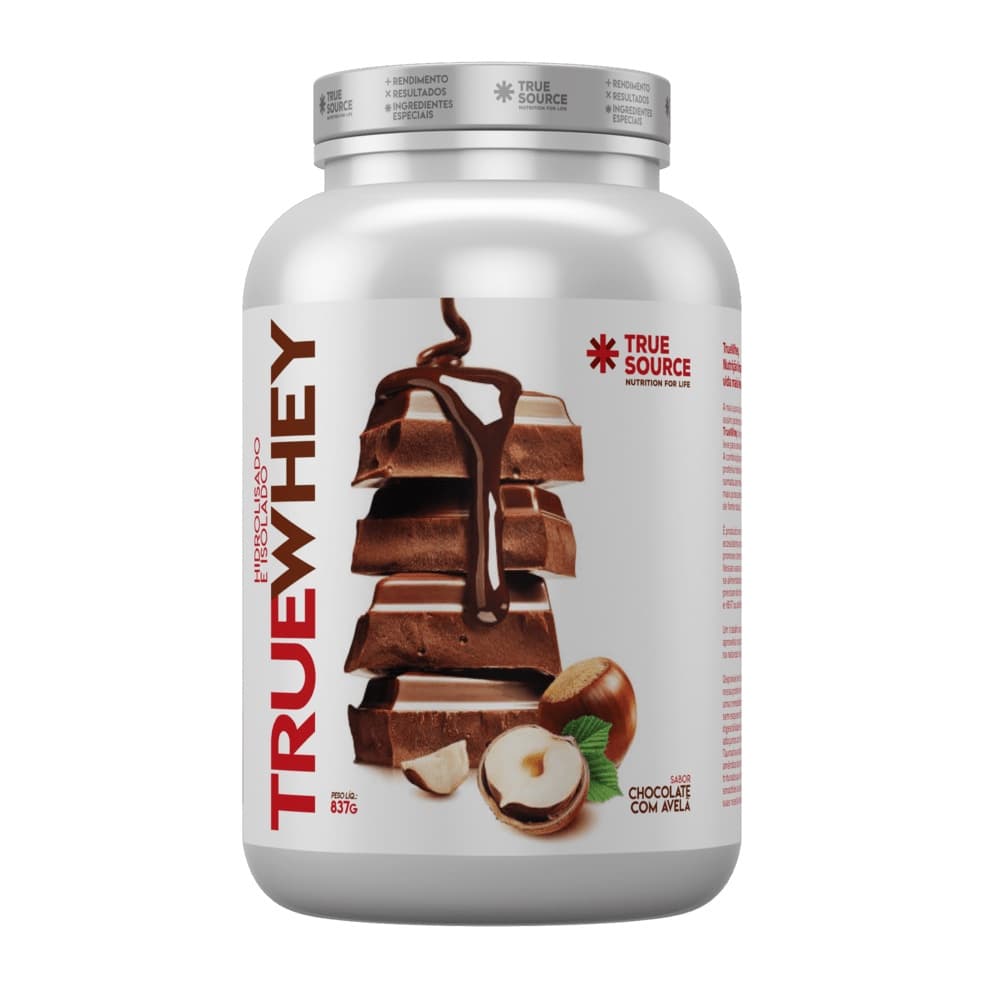 True Whey Protein - Chocolate com Avelã - 837g - True Source