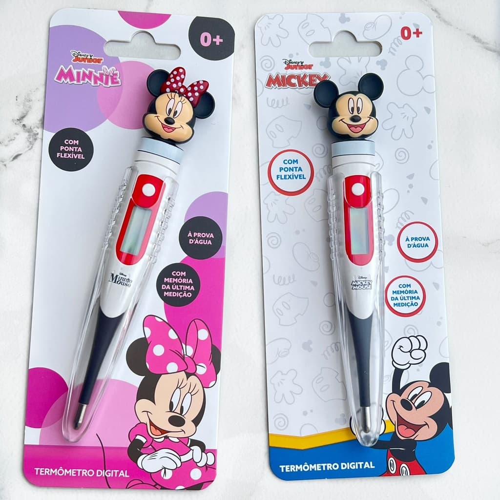 Termômetro Digital Mickey e Minie Disney Multilaser Saúde