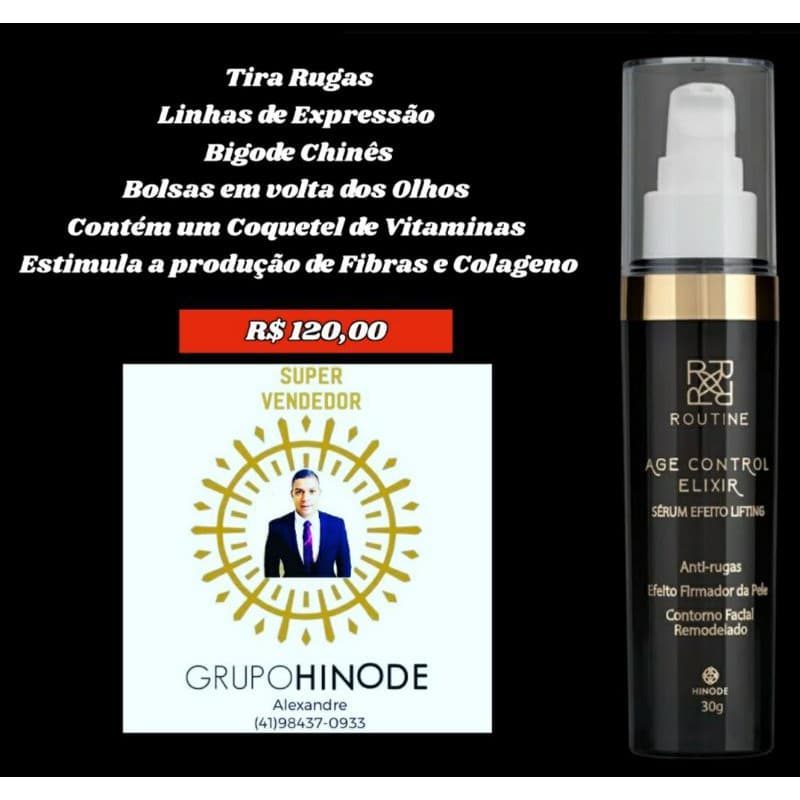 Serum Anti-Rugas , Anti-idade e Anti-Sinais .