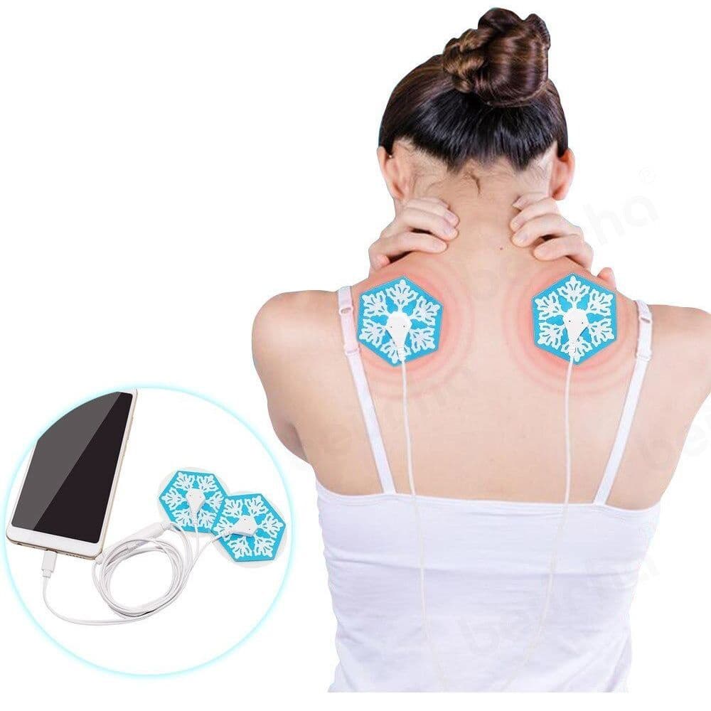 Massageador elétrico portátil  corpo muscular tonificador celular estimulador relaxamento Alívio da dor