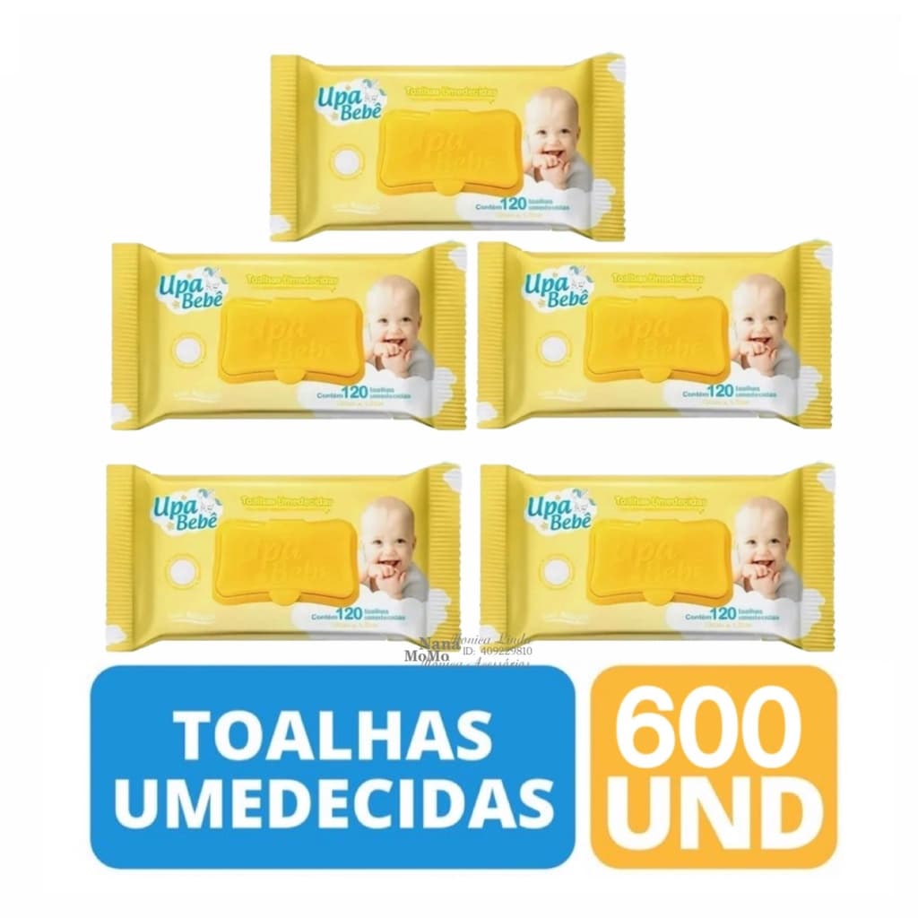 Kit Lencinhos Umedecidos 700 Unidades Upa Bebe Melhor Preço