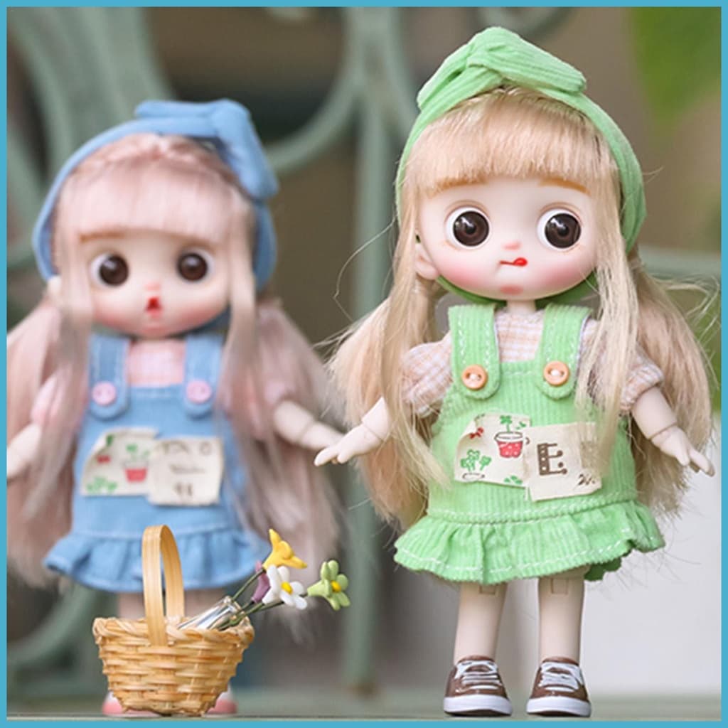 Boneca Articulada Para Meninas Bonecas Articuladas Lovely Doll Toy Com Cabelos Compridos E Vestidos De Moda
