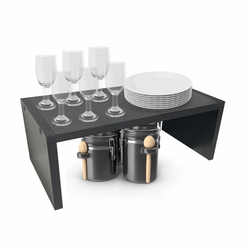 Suporte Organizador Multiuso Armário Cozinha 40 cm mdf alta qualidade