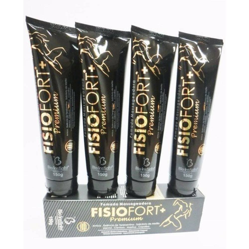 Combo Kit 6 - Pomadas Fisiofort Premium + Kit 6 - Pomadas Fisiofort - Bio Instinto ( 12 unidades )