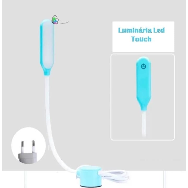 Luminária Lâmpada Led Touch Haste Flexivel 30 LED Máquina Costura  (REF- Y-20 ).