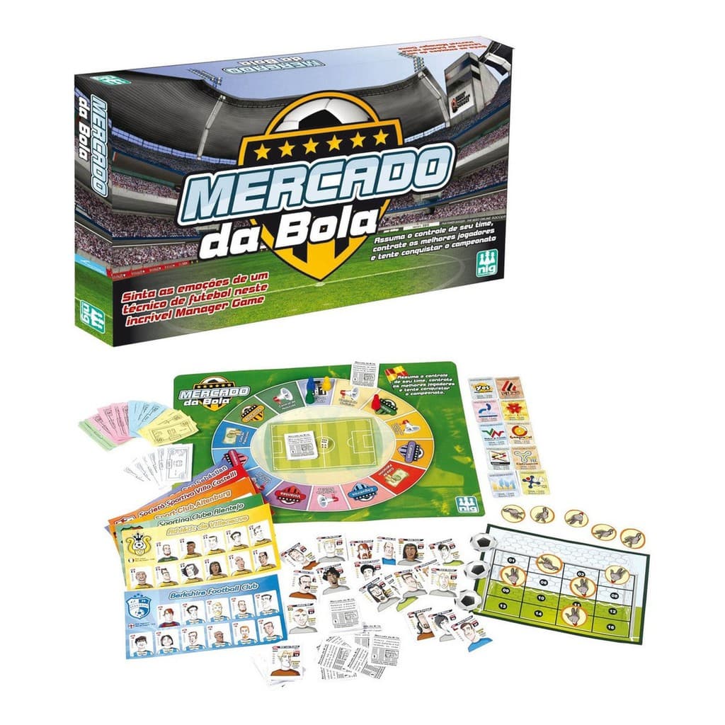 Jogo De Tabuleiro Mercado Da Bola Diversão Para Familia -nig