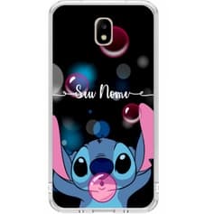 Capa de Celular Capinha Samsung J5 Pro Personalizada  - Stitch Nome 2