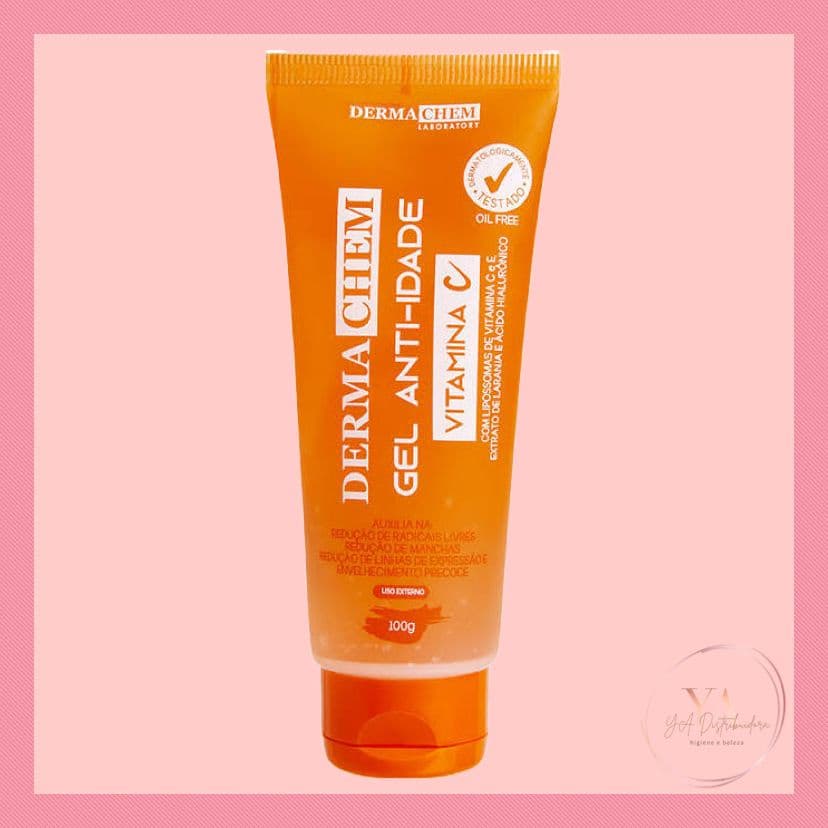 Gel Facial Anti-Idade Dermachem Vitamina C - 100g